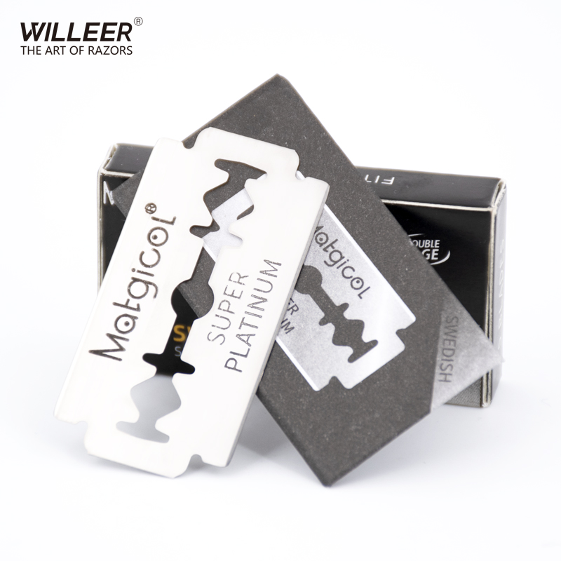 双刃双面老式传统剃须刀刀片刮胡刀刀片